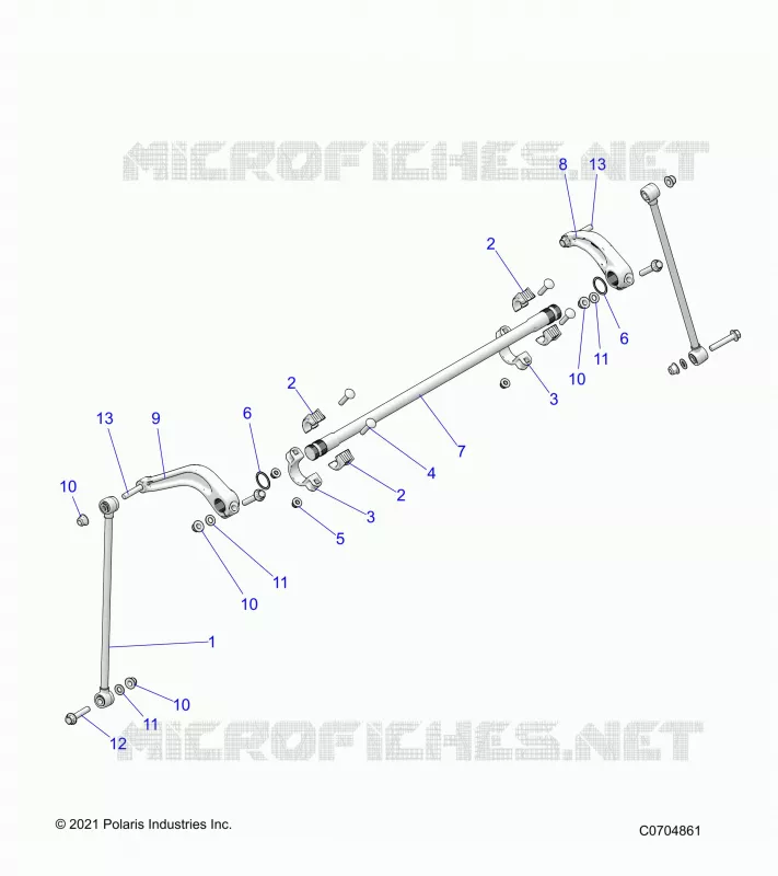 SUSPENSION, REAR BARRE STABILISATRICE