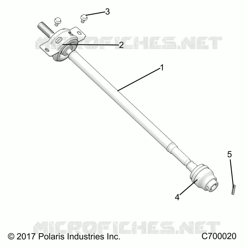 SYSTÃˆME DE TRANSMISSION, FRONT PROP SHAFT