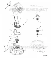 ENGINE, REFROIDISSEMENT SYSTEM AND WATER PUMP