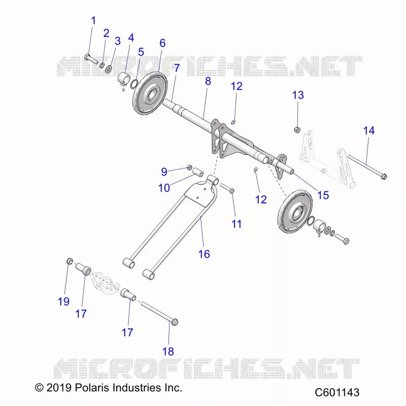 SUSPENSION, BRAS DE SUSPENSION ARRIERE