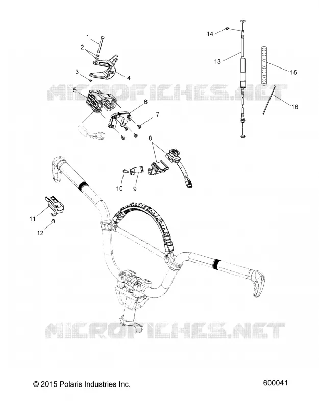 MOTEUR, ACCELERATEUR CONTROL ASM.