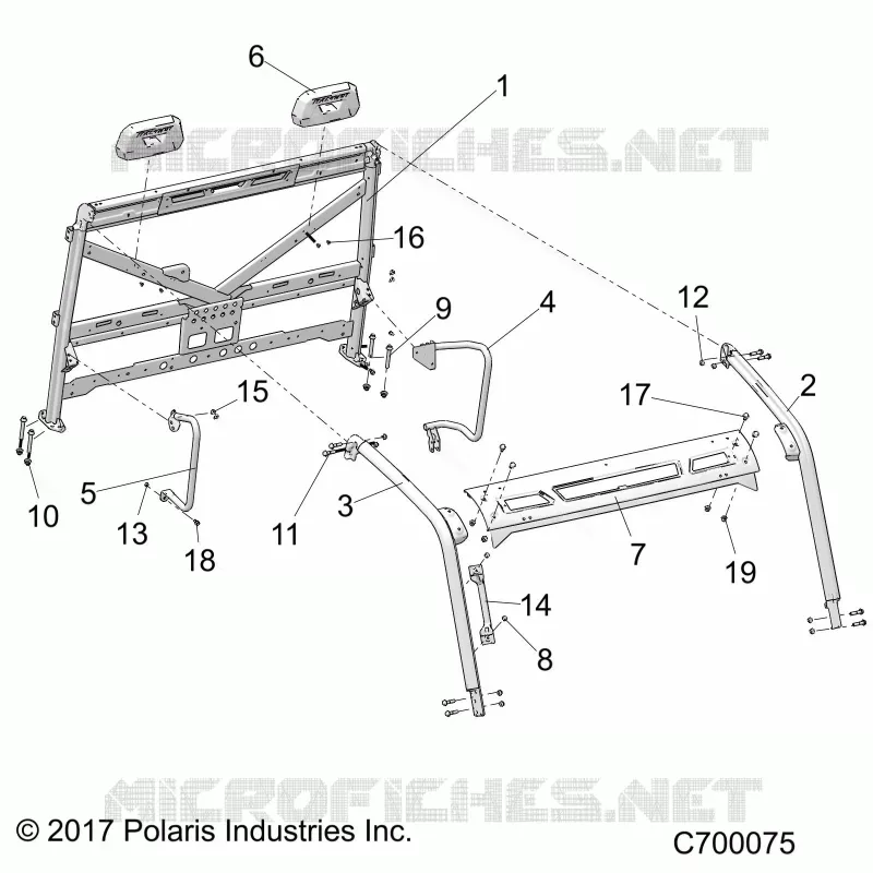 CHASSIS, CAB CADRE