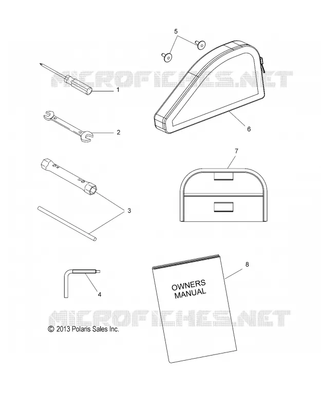 TOOLS, TOOL KIT AND MANUEL DU PROPRIETAIRE