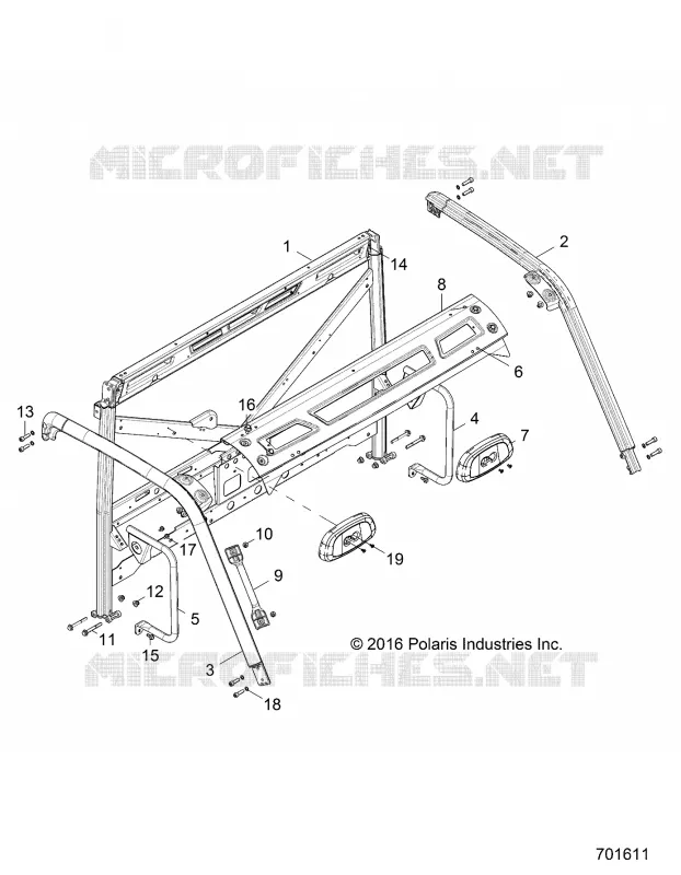 CHASSIS, CAB CADRE