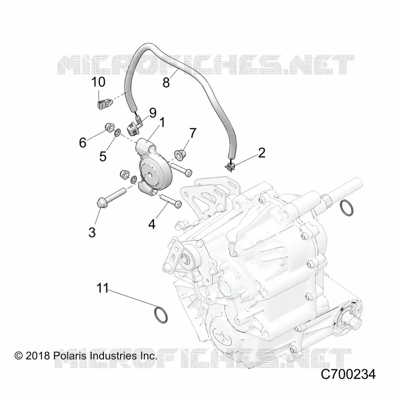 DRIVE TRAIN, MAIN SUPPORT PONT