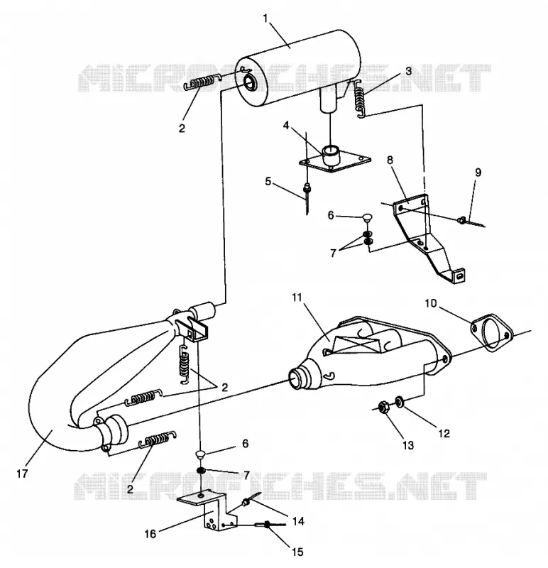 ECHAPPEMENT XLT SP 0966676 and EUROPEAN XLT SP E966676 (4931703170C003)