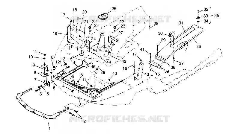 CARROSSERIE AVANT XLT TOURING 0952857 and  EUROPEAN XLT TOURING E952857 (4929172917A012)