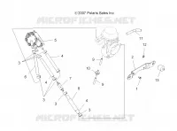 MOTEUR, CARBURATEUR MOUNTING, POMPE A CARBURANT AND LINES