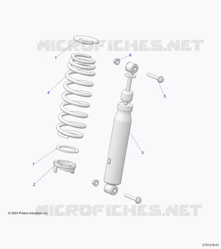 SUSPENSION, AMORTISSEUR AVANT MOUNTING