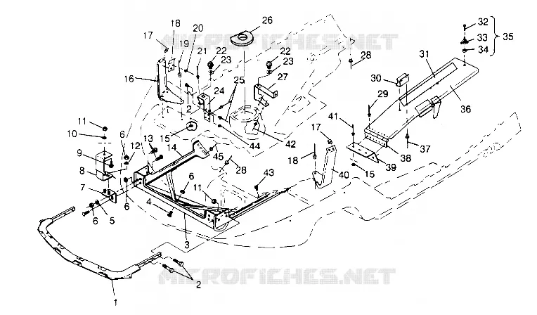 CARROSSERIE AVANT XLT TOURING 0952857 and  EUROPEAN XLT TOURING E952857 (4929172917A012)