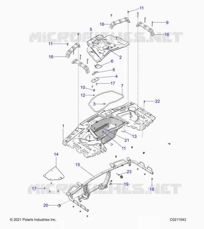 CARROSSERIE ARRIERE RACK