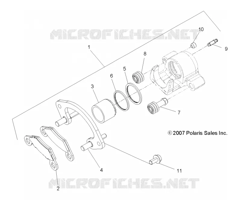 FREIN ARRIERE CALIPER
