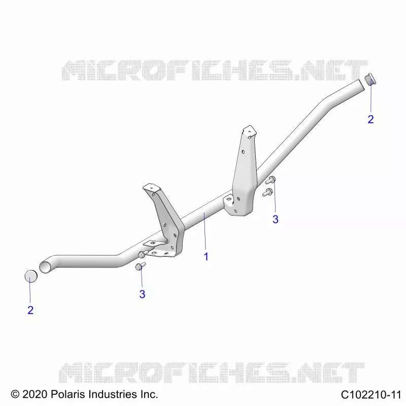CARROSSERIE ARRIERE RACK SUPPORT