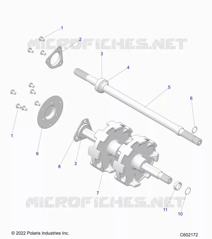 DRIVE TRAIN, JACKSHAFT AND ARBRE DE TRANSMISSION