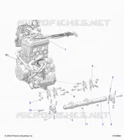 MOTEUR, MOUNTING & LONG BLOCK