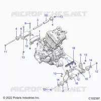 MOTEUR, MOUNTING & LONG BLOCK