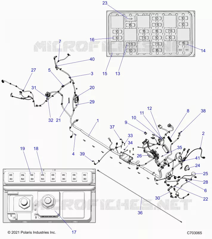 ELECTRICITE, WIRE HARNESS, CHASSIS, PREMIUM