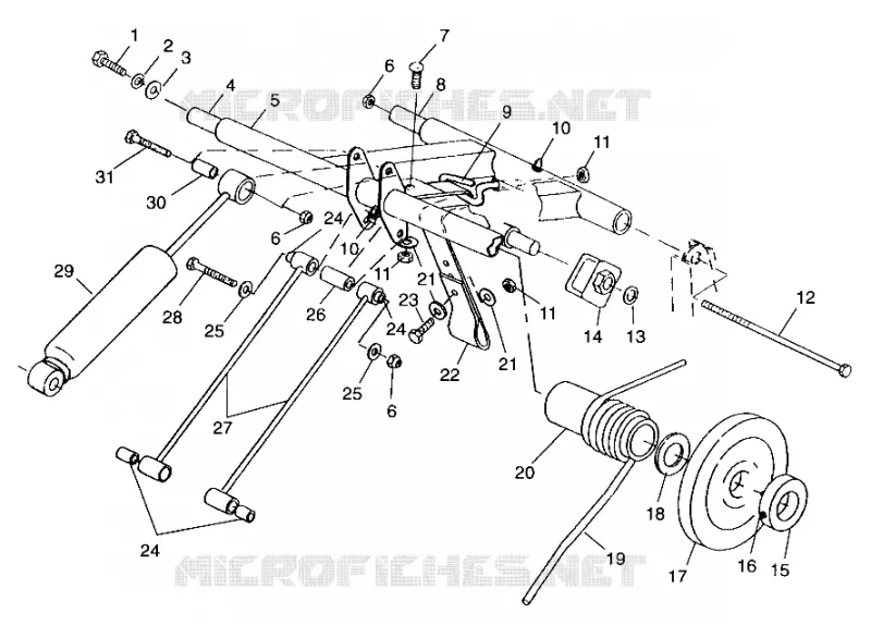 BRAS DE SUSPENSION ARRIERE