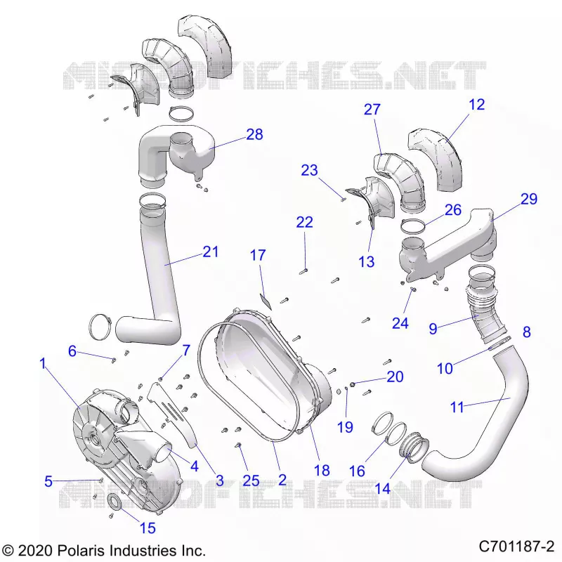 SYSTÃˆME DE TRANSMISSION, CLUTCH COVER AND DUCTING