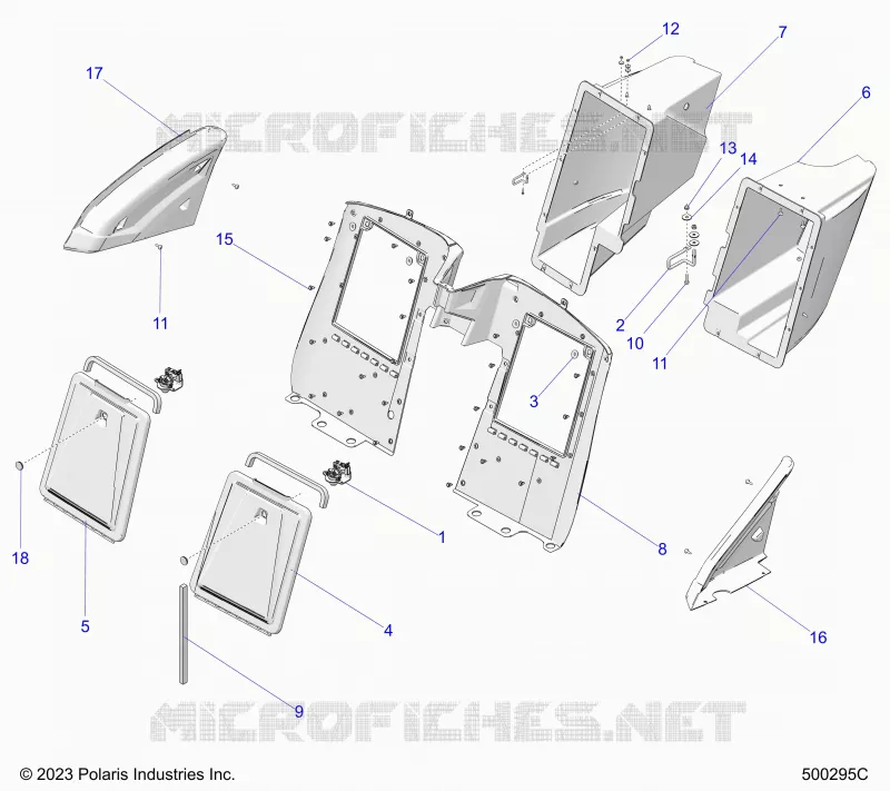 CARROSSERIE ARRIERE STORAGE COMPARTMENTS