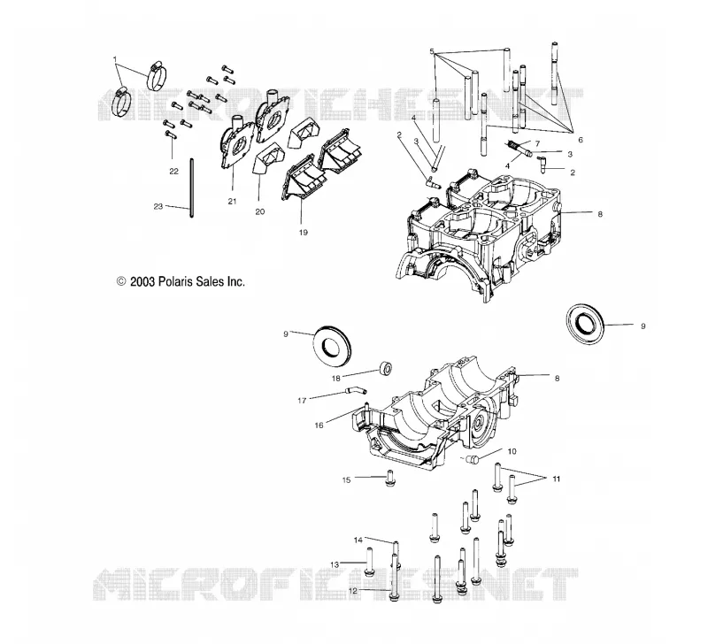 CARTERS MOTEUR (600)