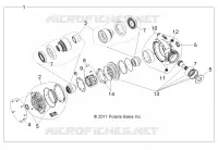 SYSTÈME DE TRANSMISSION, FRONT PONT INTERNALS