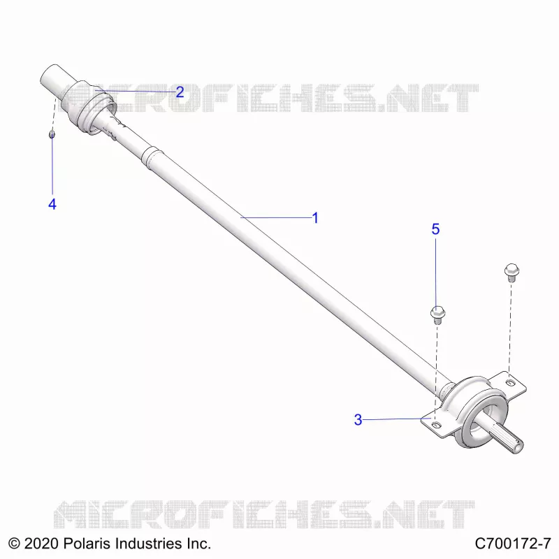SYSTÃˆME DE TRANSMISSION, REAR PROP SHAFT