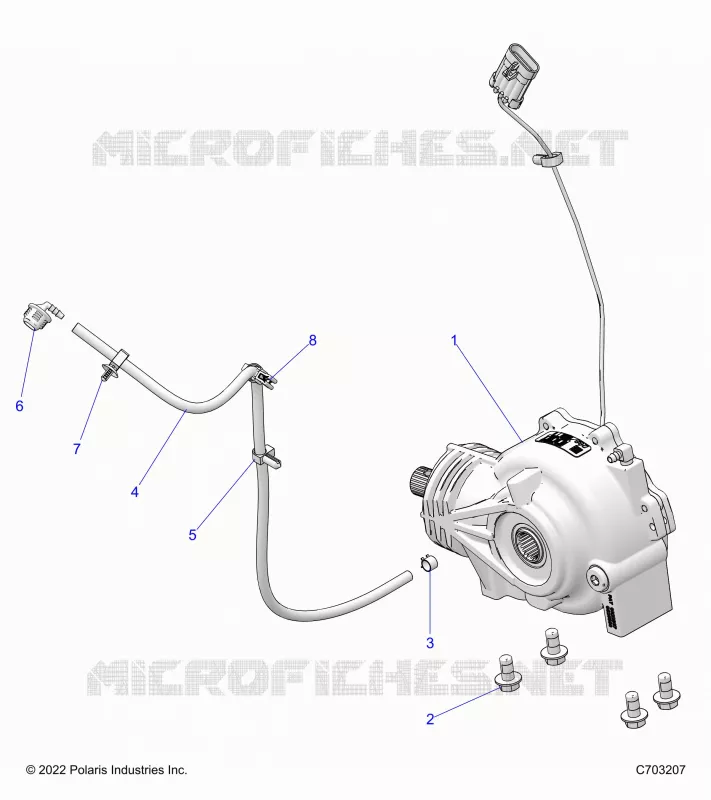 SYSTÃˆME DE TRANSMISSION, FRONT GEARCASE MOUNTING