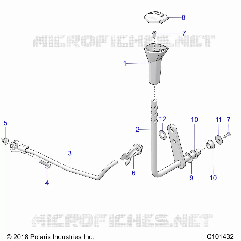 SYSTÃˆME DE TRANSMISSION, GEAR SELECTOR