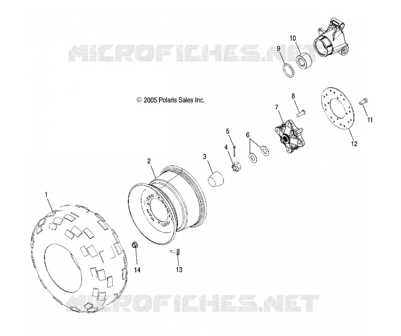 ROUE ARBRE DE TRANSMISSION ARRIERE