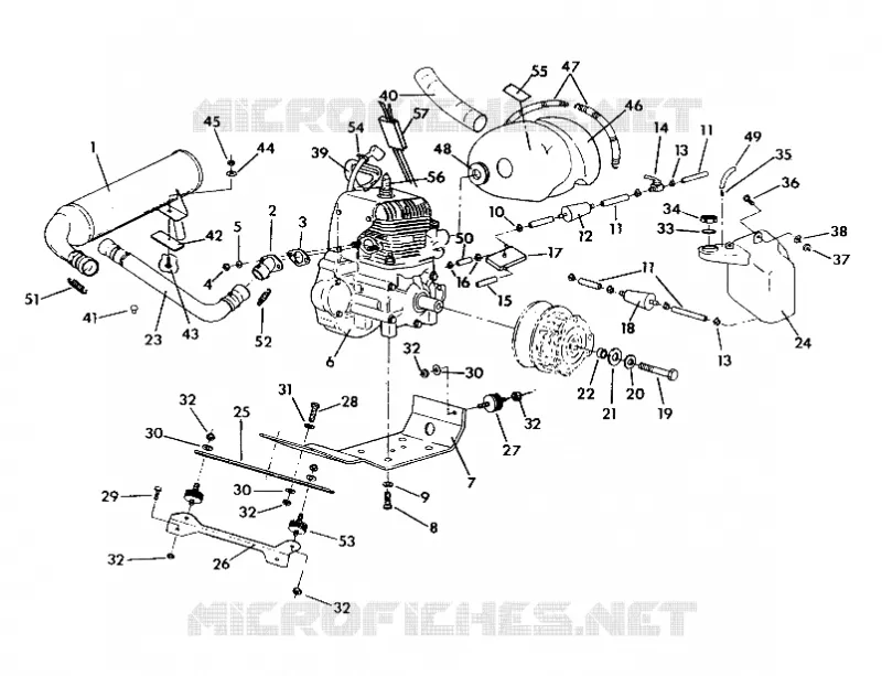 SUPPORT MOTEUR Star Lite (4921332133021A)