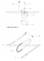 ENGINE, TENSIONER, CAM CHAINE