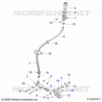 BRAKES, BRAKE PEDAL AND MAITRE CYLINDRE