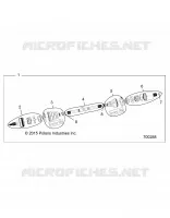 DRIVE TRAIN,HALF ARBRE DE TRANSMISSION ARRIERE