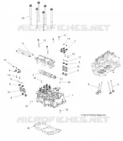 ENGINE, CULASSE, CAM AND VALVES