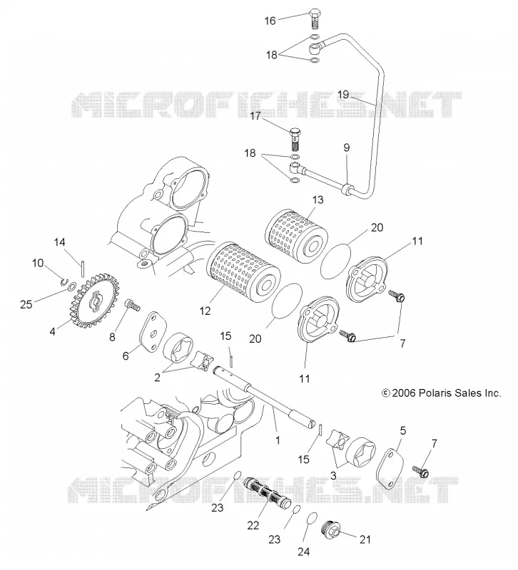 MOTEUR, OIL SYSTEM and POMPE A HUILE