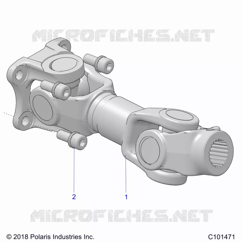 SYSTEME DE TRANSMISSION, PROP SHAFT, REAR