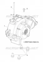 DRIVE TRAIN, FRONT SUPPORT PONT