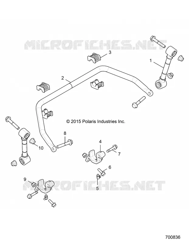 SUSPENSION, BARRE STABILISATRICE AVANT