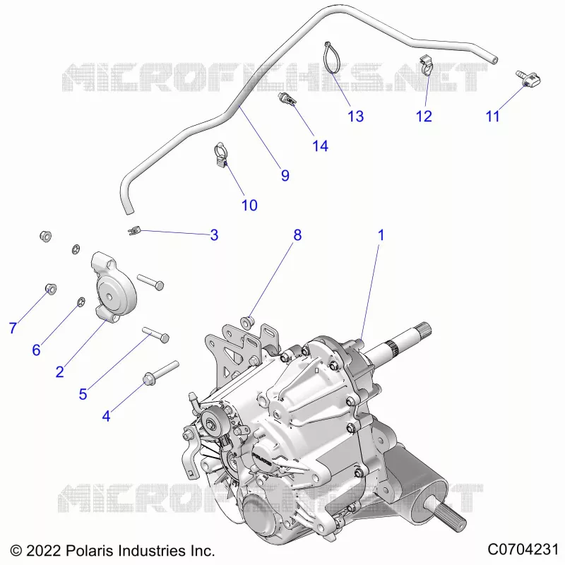 SYSTÃˆME DE TRANSMISSION, MAIN GEARCASE MOUNTING