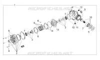 SYSTÈME DE TRANSMISSION, FRONT GEARCASE INTERNALS {TO 6/01/2017]