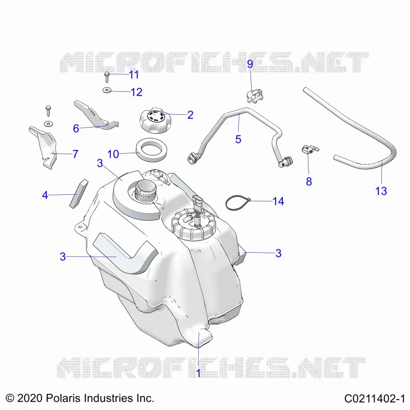 SYSTÃˆME D'ALIMENTATION, FUEL TANK ASM.