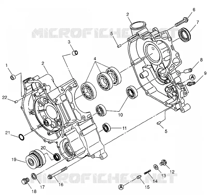 CARTERS MOTEUR  XPLORER 500 W97CD50A (4941354135D002)