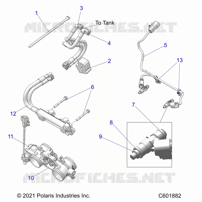 SYSTÃˆME D'ALIMENTATION, RAIL, LINES AND THROTTLE BODY