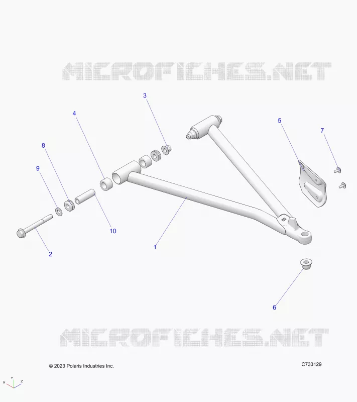 SUSPENSION, A-ARM AND SUPPORT MOUNTING