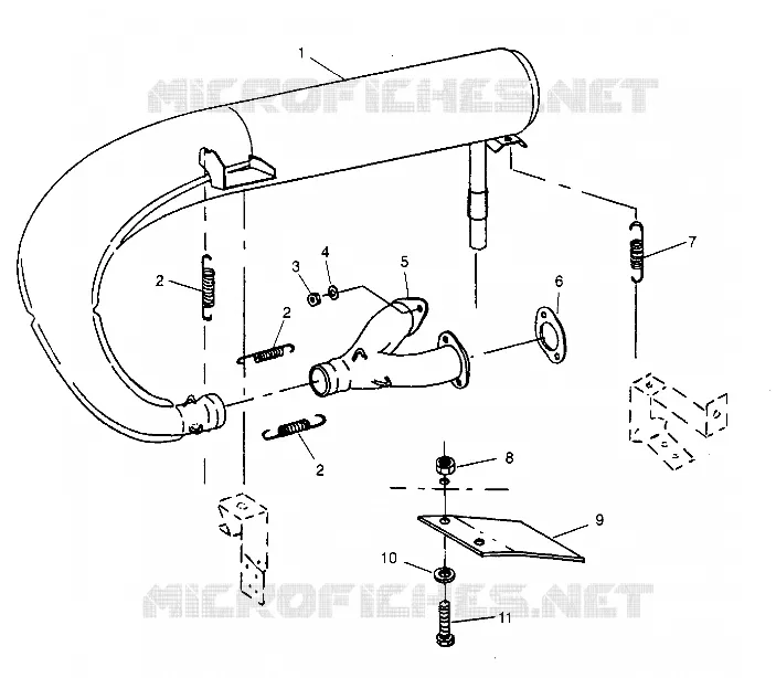 ECHAPPEMENT  500 EFI 0952774, EFI SKS 0952574,   EFI SKS PT 0952974, and (4929052905C006)