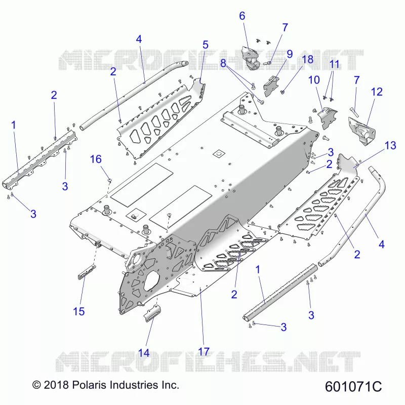 CHASSIS, TUNNEL AND REAR ASM.