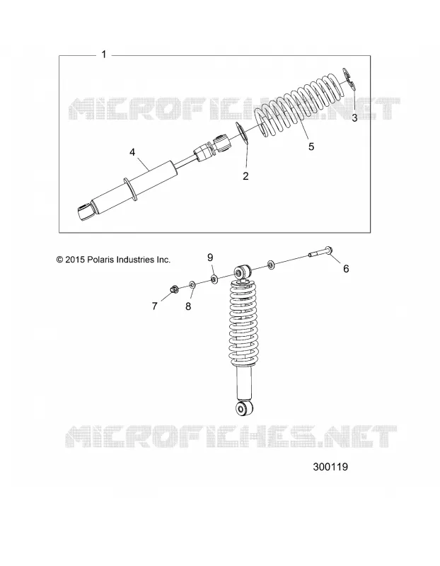 SUSPENSION, REAR, AMORTISSEURS, XD
