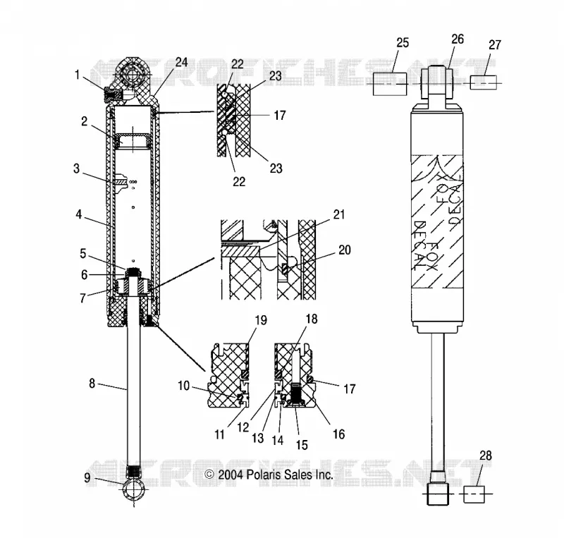 AMORTISSEUR (REAR TRACK)(EDGE)