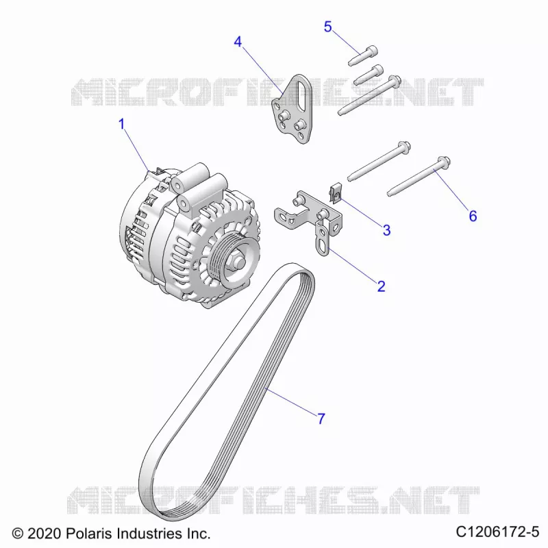 ENGINE, ALTERNATEUR
